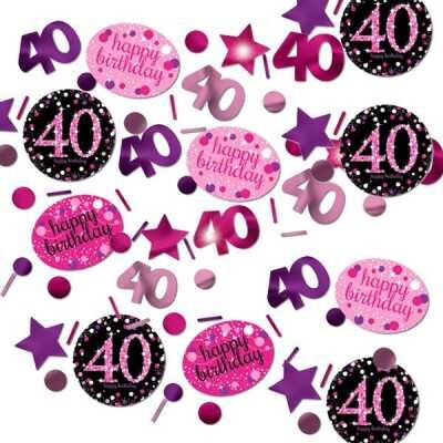 Glitter-Konfetti zum 40.Jubiläum